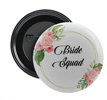 Nivaraprint Wedding Badges | Team Bride | Design 6