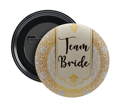 Nivaraprint Wedding Badges | Team Bride | Design 7