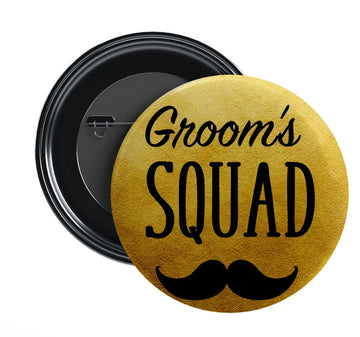 Nivaraprint Wedding Badges | Team Groom | Design 6