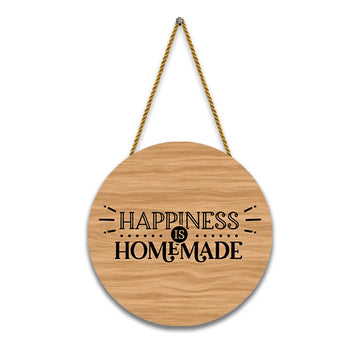 Nivaraprint Wooden Wall Hanging for Home Decoration | Happines is Homemade