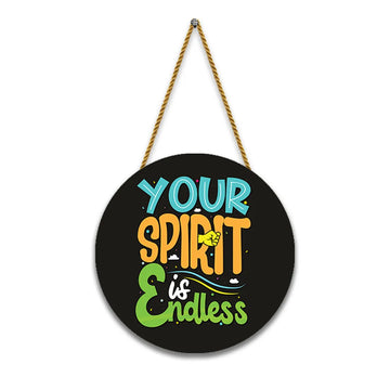 Nivaraprint Wooden Wall Hanging for Home Decoration | Your spirit is endless