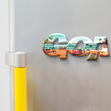 Nivaraprint Souvenir Wooden Fridge Magnet | GOA 01