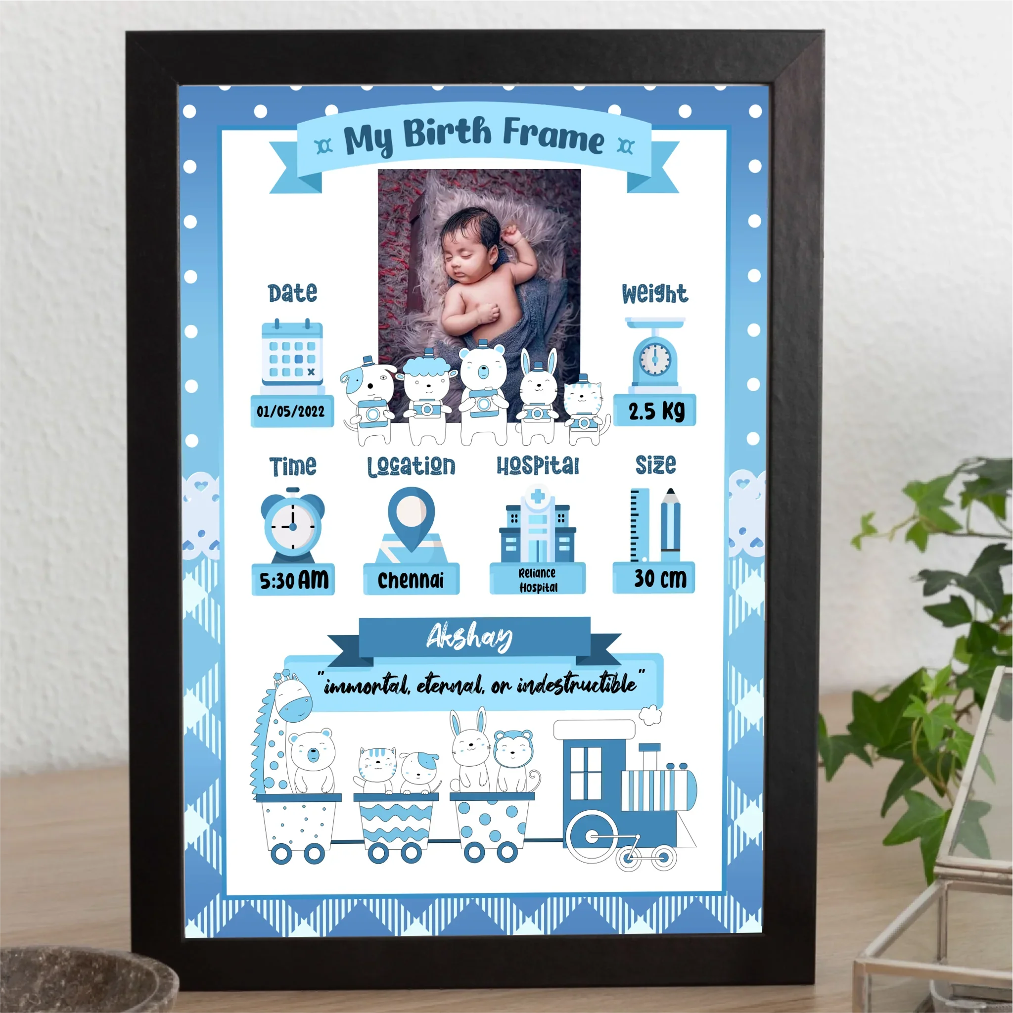 Baby Birth Frame – Nivaraprint
