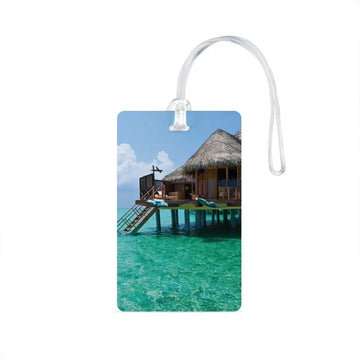 Custom bag tags and luggage tags India — personalised acrylic & PVC travel tags by Nivaraprint