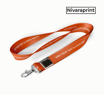 Customised 16 mm Lanyard With Logo Ideal For Event Office ID card Trade Show