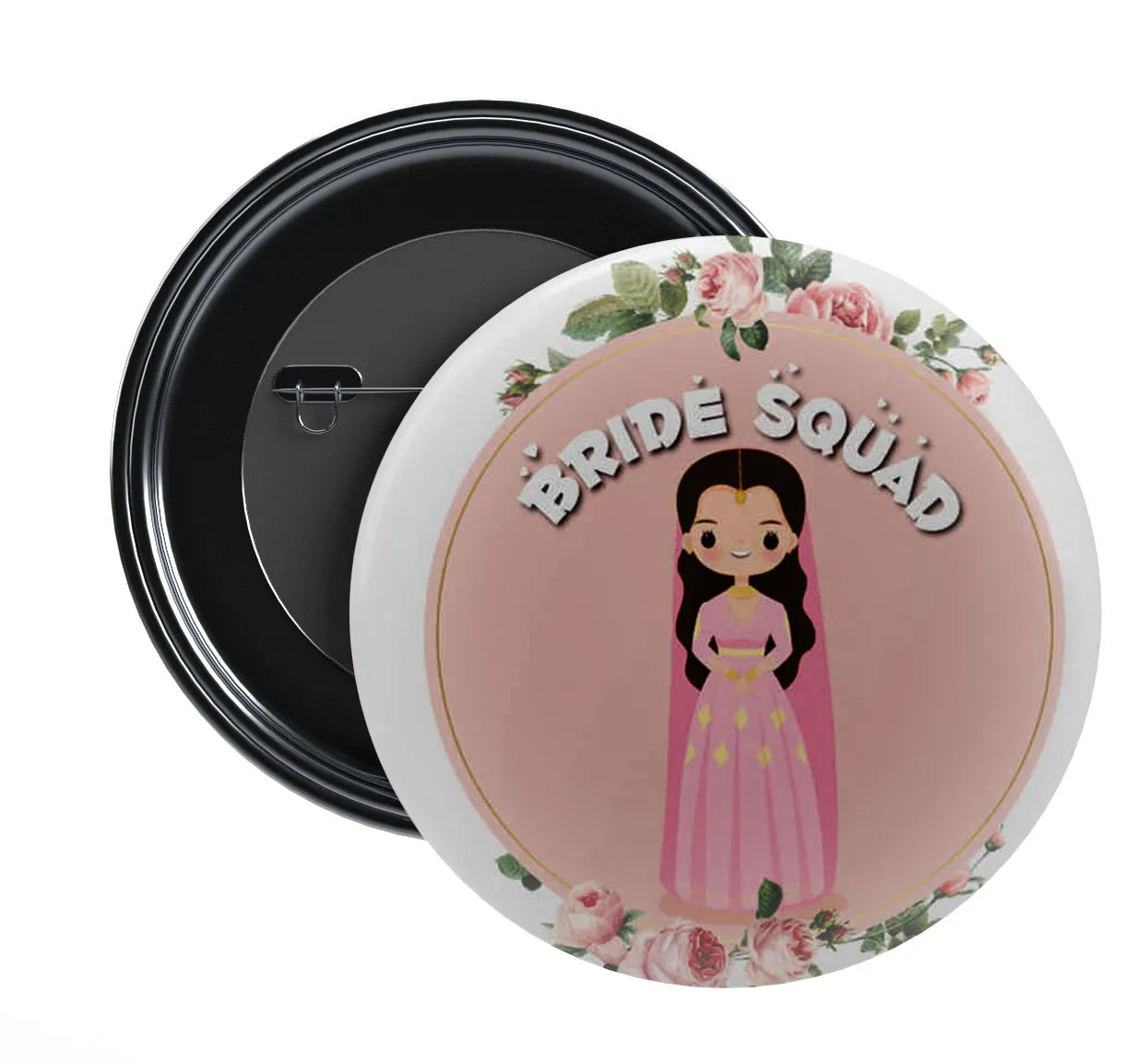 Nivaraprint Wedding Badges | Team Bride | Design 12