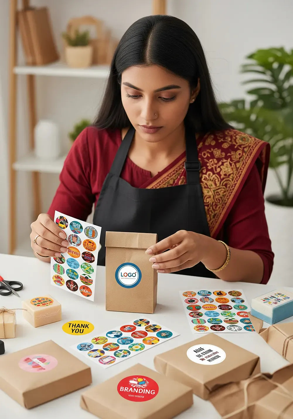 Sticker Half Cut Design Bulk Non Tearable Sticker Print Half Shape Cut 12x18 India – Nivaraprint
