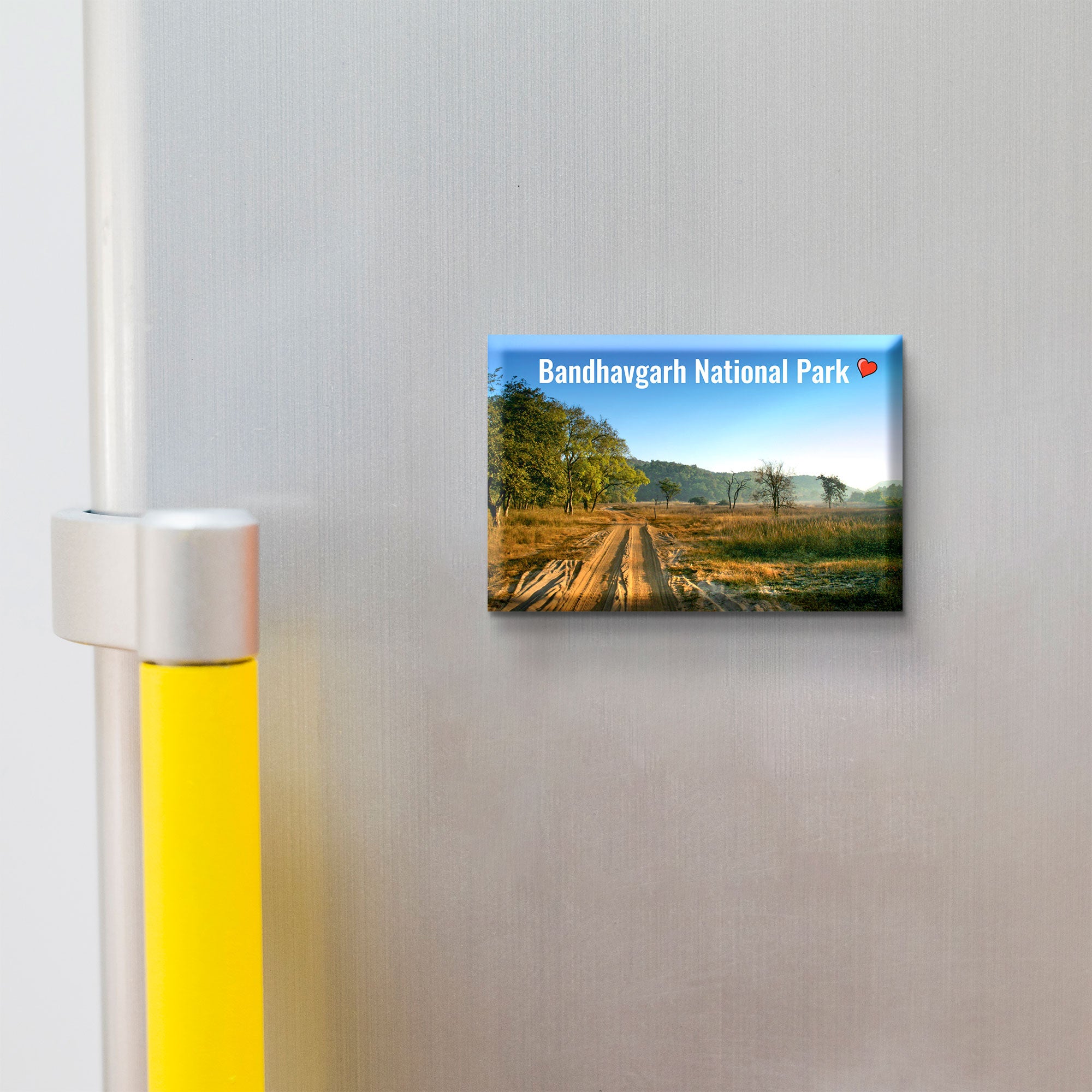 Nivaraprint Souvenir Wooden Fridge Magnet | Bandhavgarh National Park