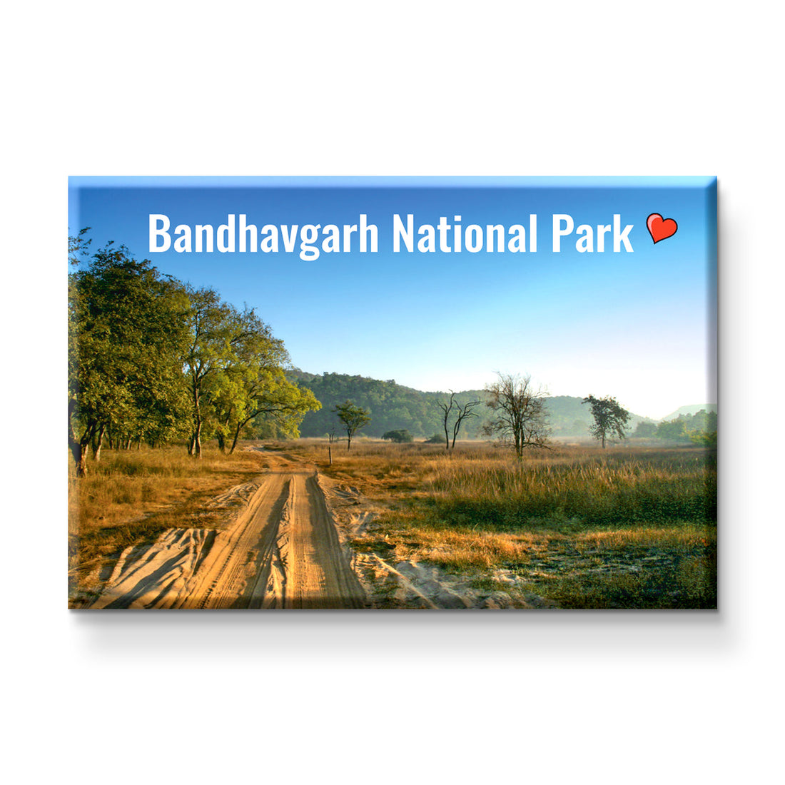 Nivaraprint Souvenir Wooden Fridge Magnet | Bandhavgarh National Park