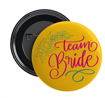Nivaraprint Wedding Badges | Team Bride | Design 24