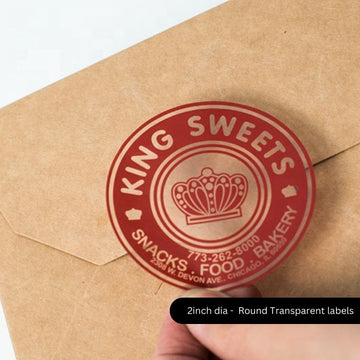 Transparent Stickers Clear Stickers (No White Ink)