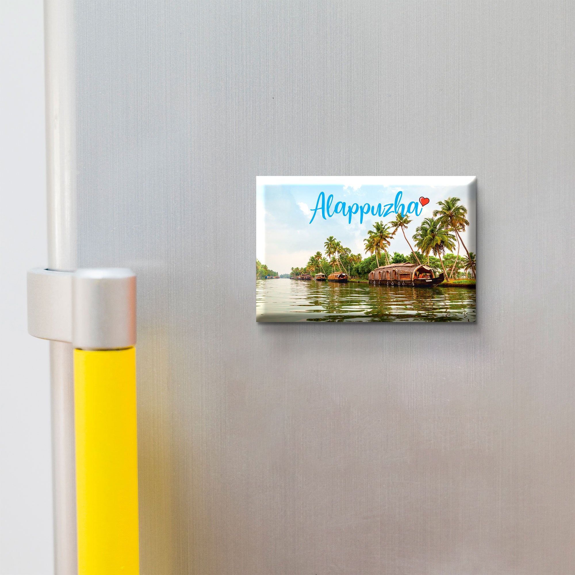 Nivaraprint Souvenir Wooden Fridge Magnet | Alappuzha