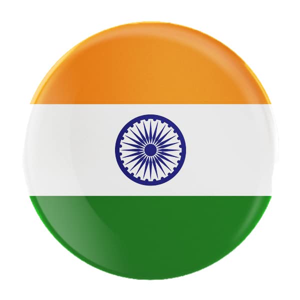 Nivaraprint India Flag Badges | National Tricolor Badges | Design 3