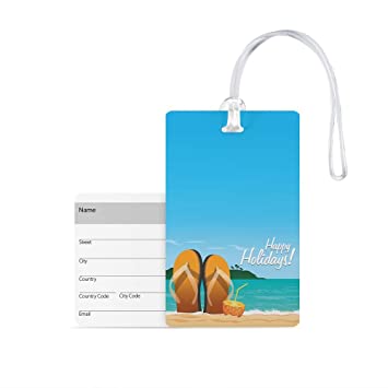 PVC Luggage Tags | Custom Waterproof Travel Bag Tags Bulk India