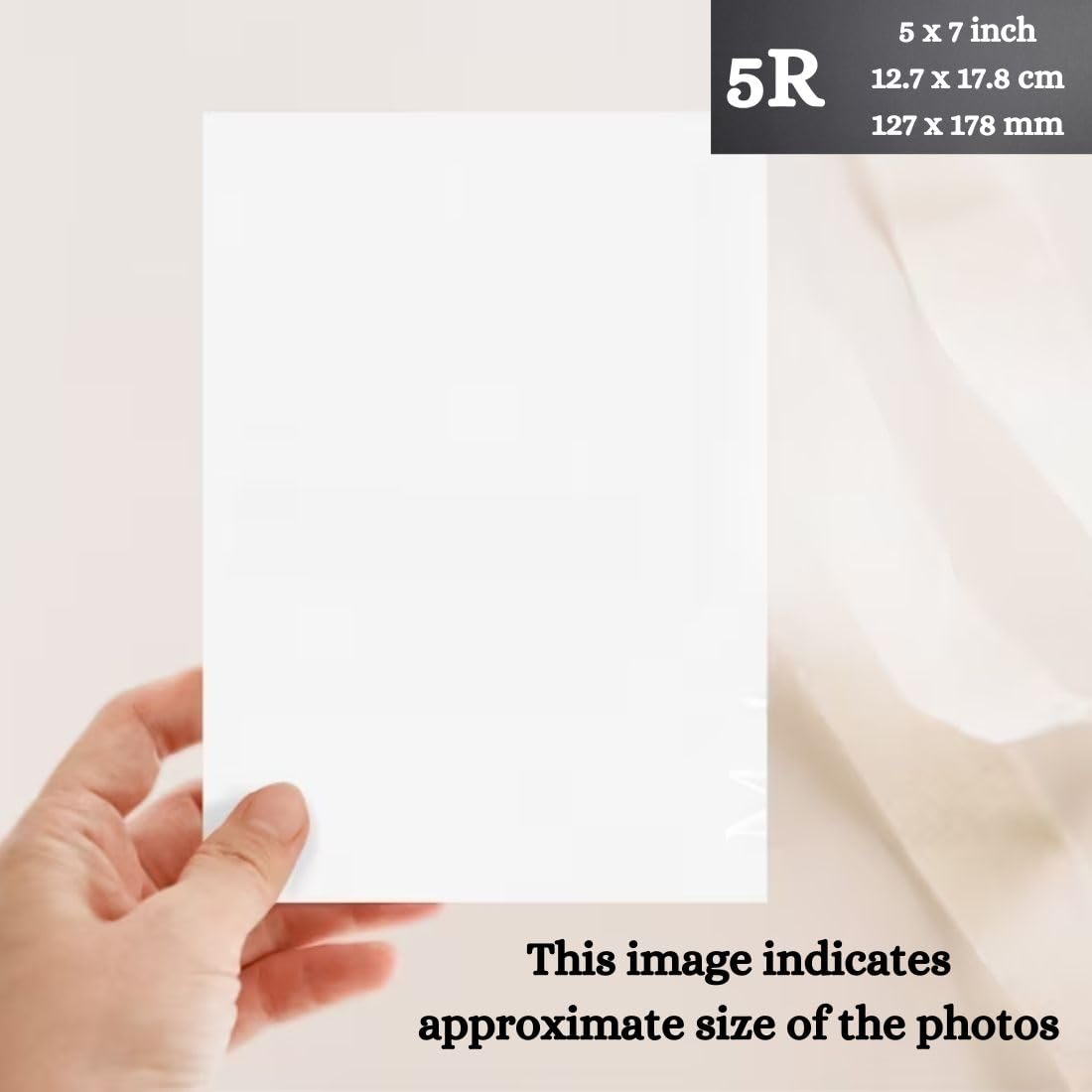 Customised Photo Prints 5 x 7 Inch Set of 10 | 260 GSM Luster Photo Paper | Personalised Pictures for Frames, Albums, Wall Decor, Birthday, Wedding & Anniversary Gifts