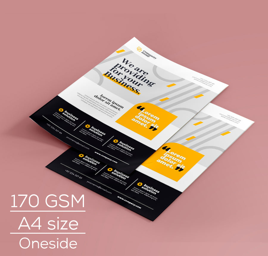 A4 Pamphlets & Flyers