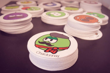 Round Vinyl Laptop Sticker