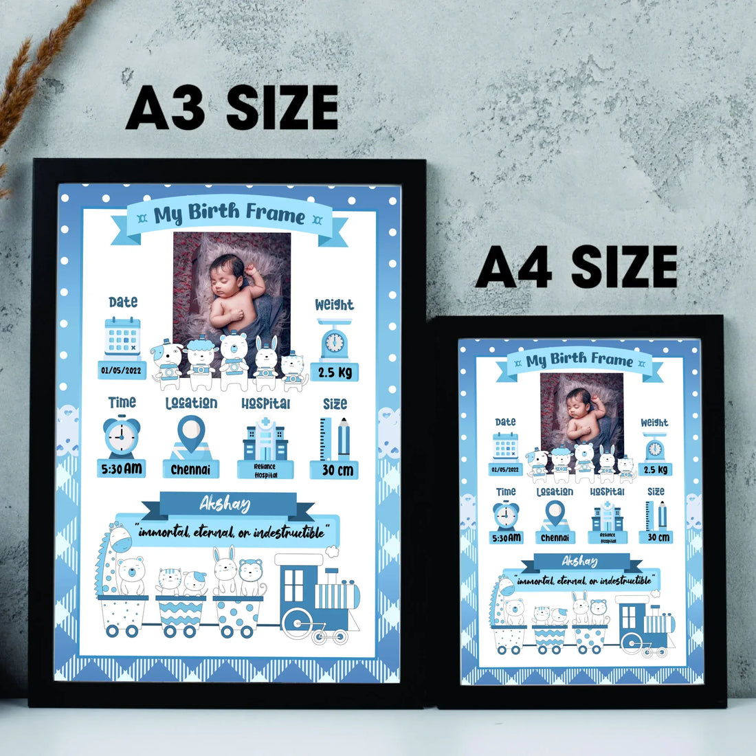 Baby Birth Frame Design 2