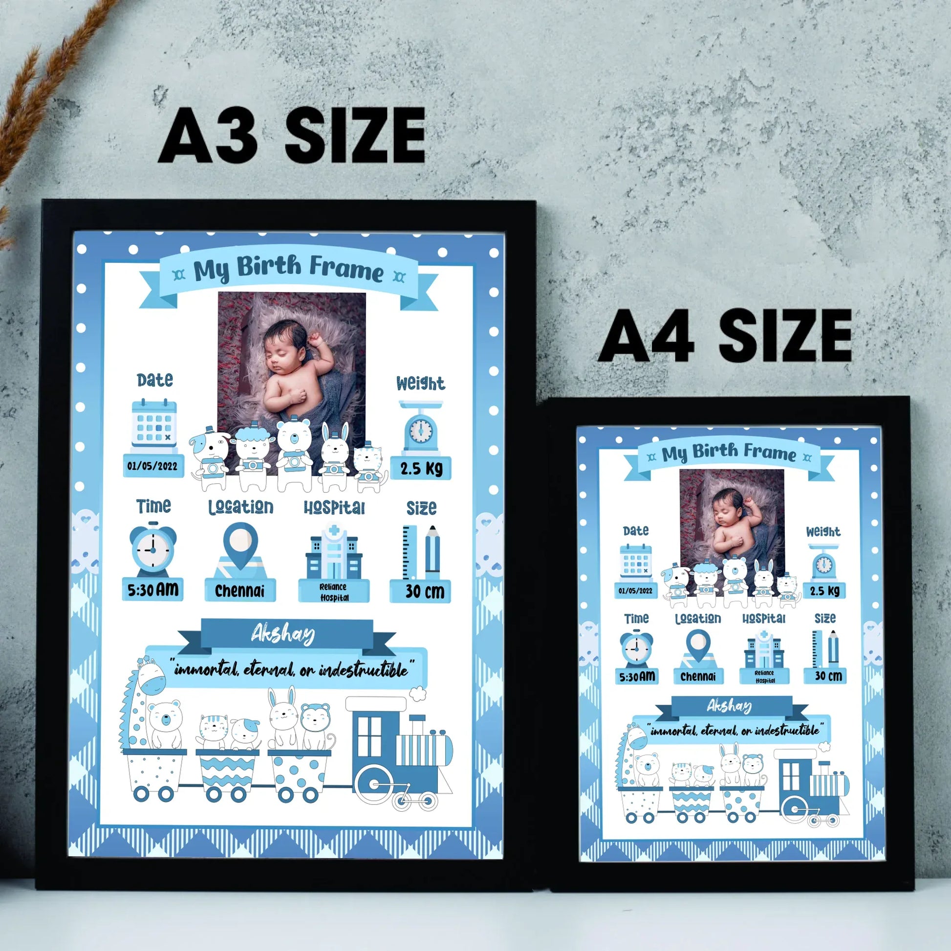 Baby Birth Frame Design 2