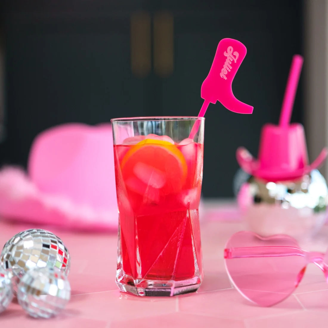 Bachelorette Party Disco Cowgirl Hen Party Drink Stirrers