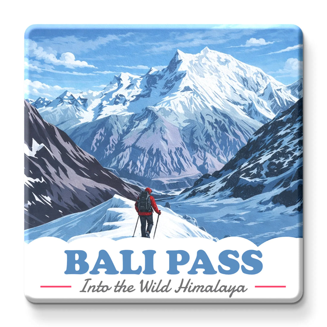 Nivaraprint Souvenir Wooden Fridge Magnet – BALI PASS Trek India