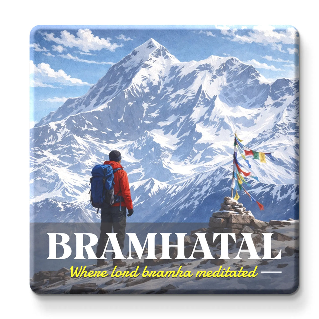 Nivaraprint Souvenir Wooden Fridge Magnet – BRAMHATAL Trek India