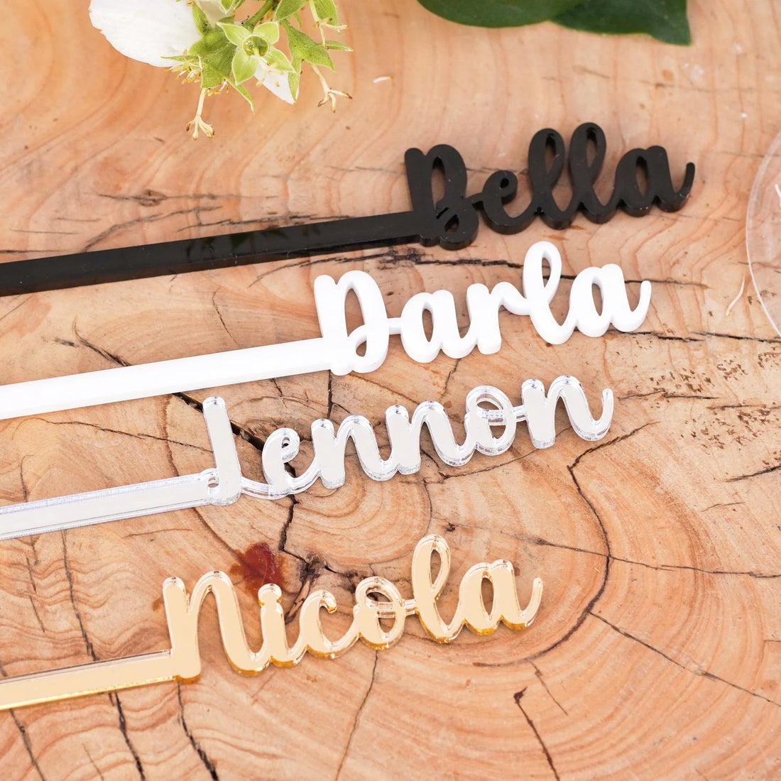 Cocktail Stirrer Place Names by Nivaraprint