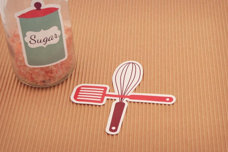 Custom shape paper stickers