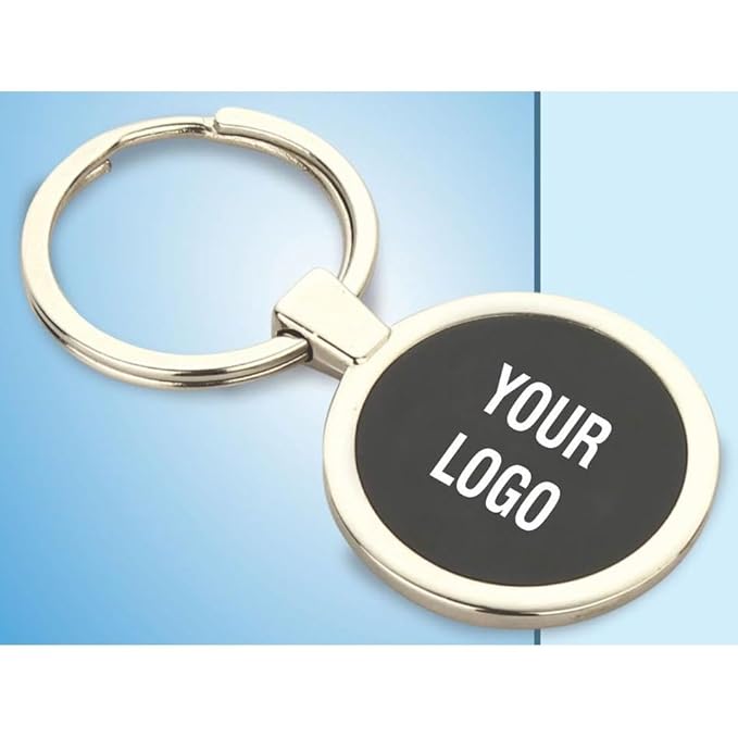 Customized Round Metal Keychain With your logo | Product Code - 13