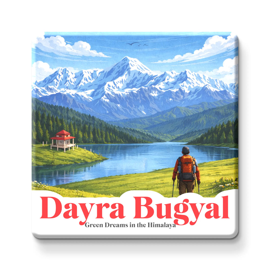 Nivaraprint Souvenir Wooden Fridge Magnet – DAYRA BUGYAL Trek India