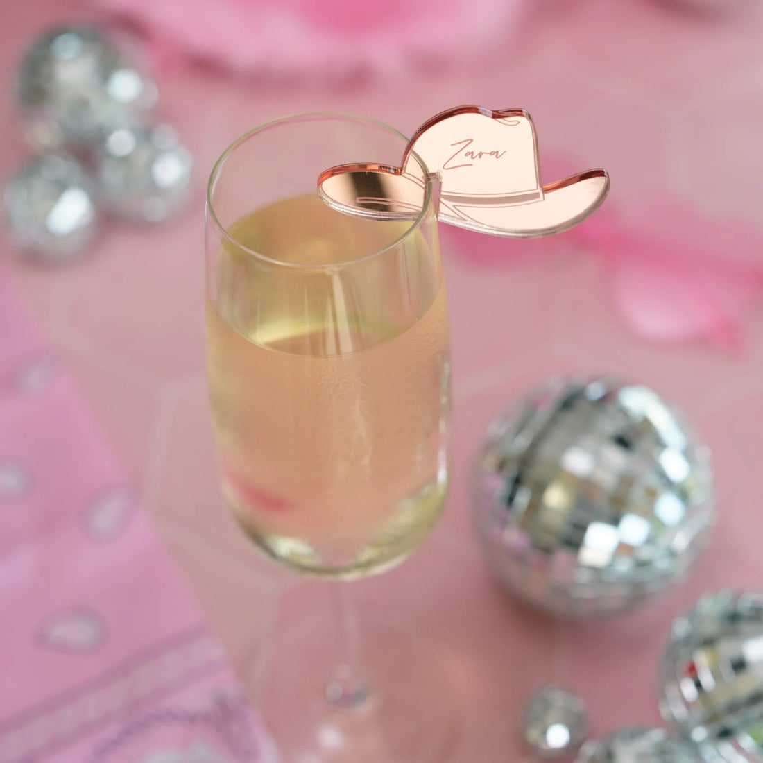 Disco Cowgirl Bachelorette Party Decorations by Nivaraprint