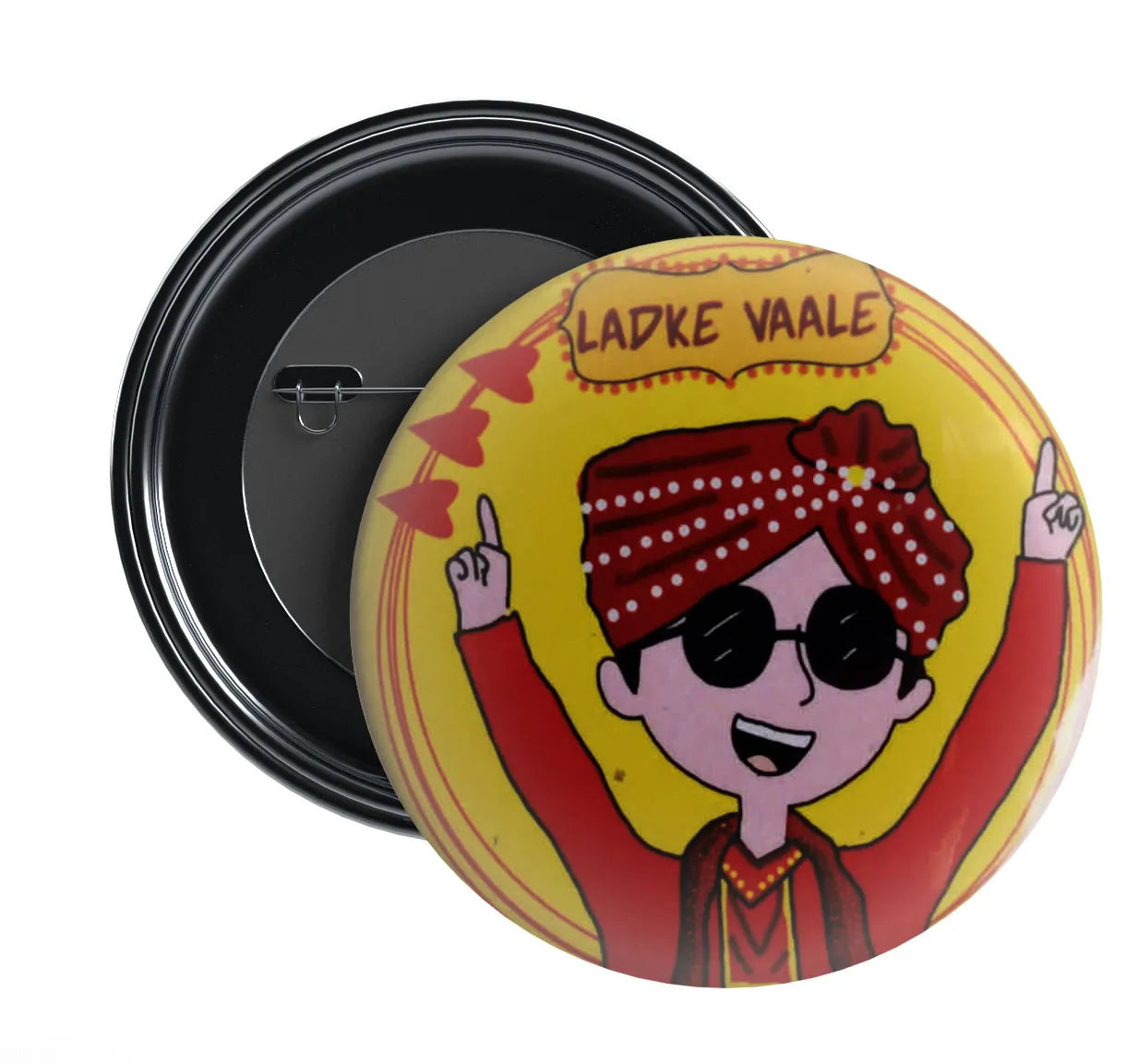 Nivaraprint Wedding Badges | Team Groom | Design 1