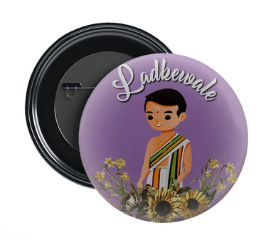 Nivaraprint Wedding Badges | Team Groom | Design 10