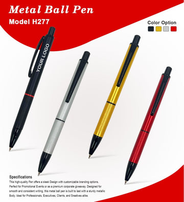 Metal Ball Pen | Custom Branded Bulk Corporate Pen India