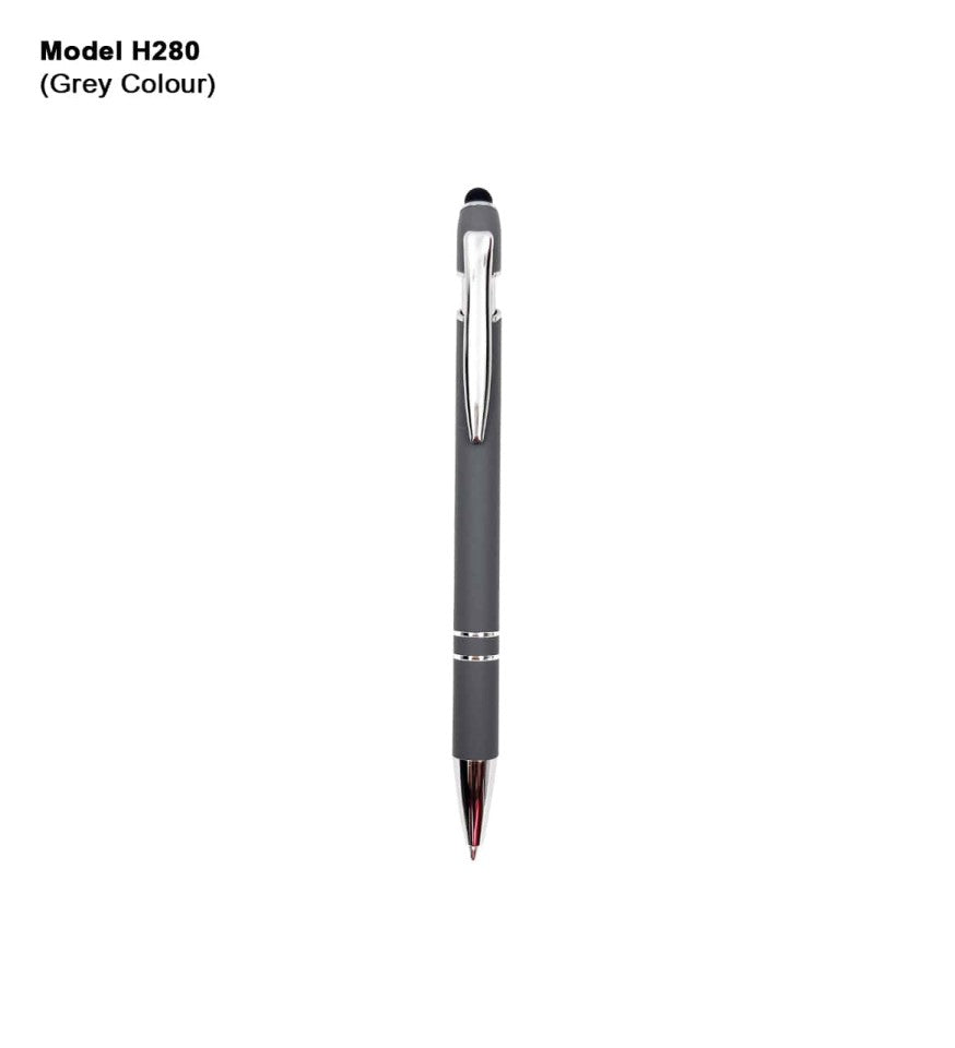 2 in 1 Metal Ball Pen | Custom Logo Stylus Corporate Pen India