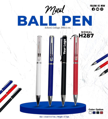 Metal Ball Pen | Custom Logo Engraved Bulk Corporate Pen