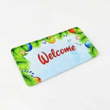 Acrylic Sandwich Name Badges Back Pin Custom Printed Corporate India