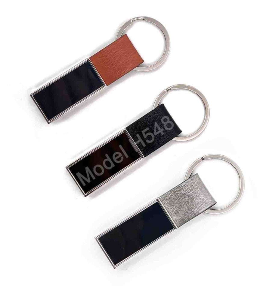 PU Strap Metal Keychain