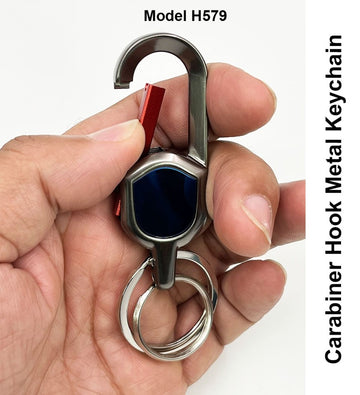 Carabiner Metal Hook Keychain With Laser Engraving