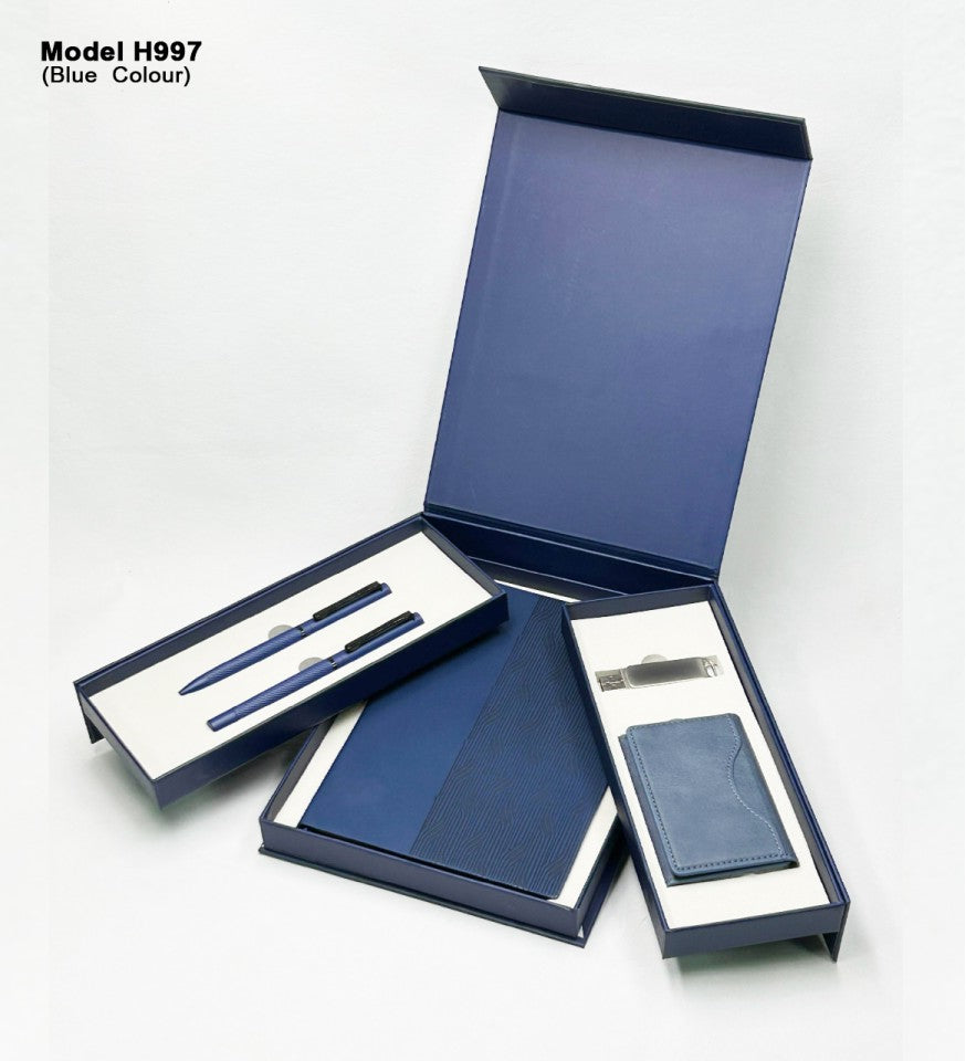 5 in 1 Gift Set – Diary + Pen + Card Holder + OTG Pendrive (Model H997)