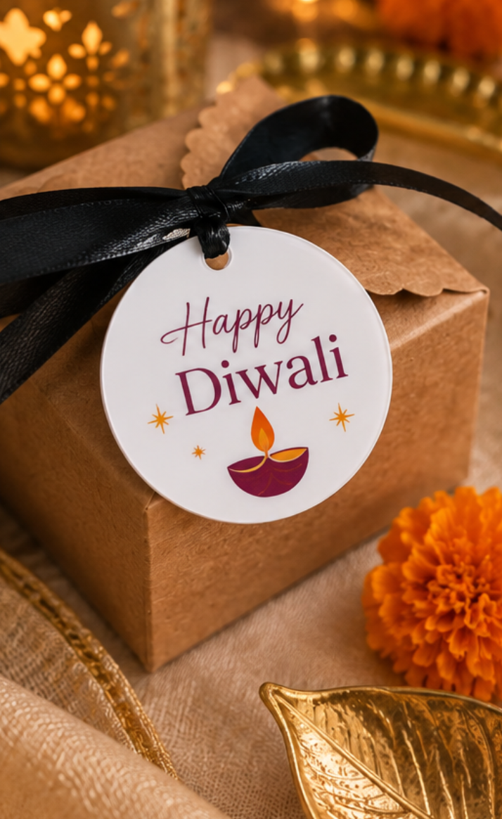Happy Diwali Gift Tags – Personalised Diwali Gift Tags – view 4