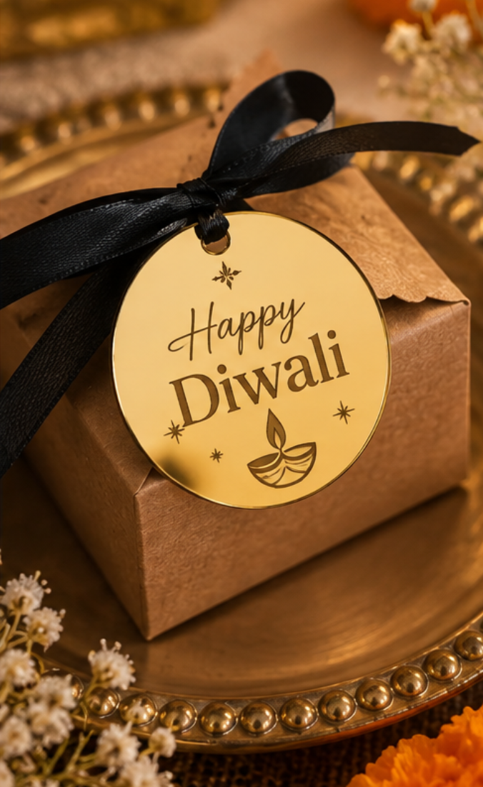 Happy Diwali Gift Tags | Personalised Diwali Gift Tags