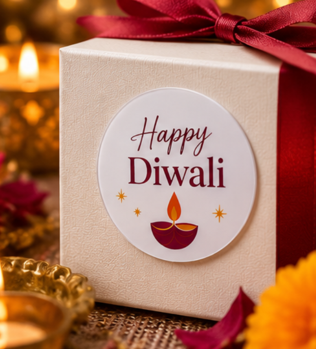 Happy Diwali Gift Tags – Personalised Diwali Gift Tags – view 3