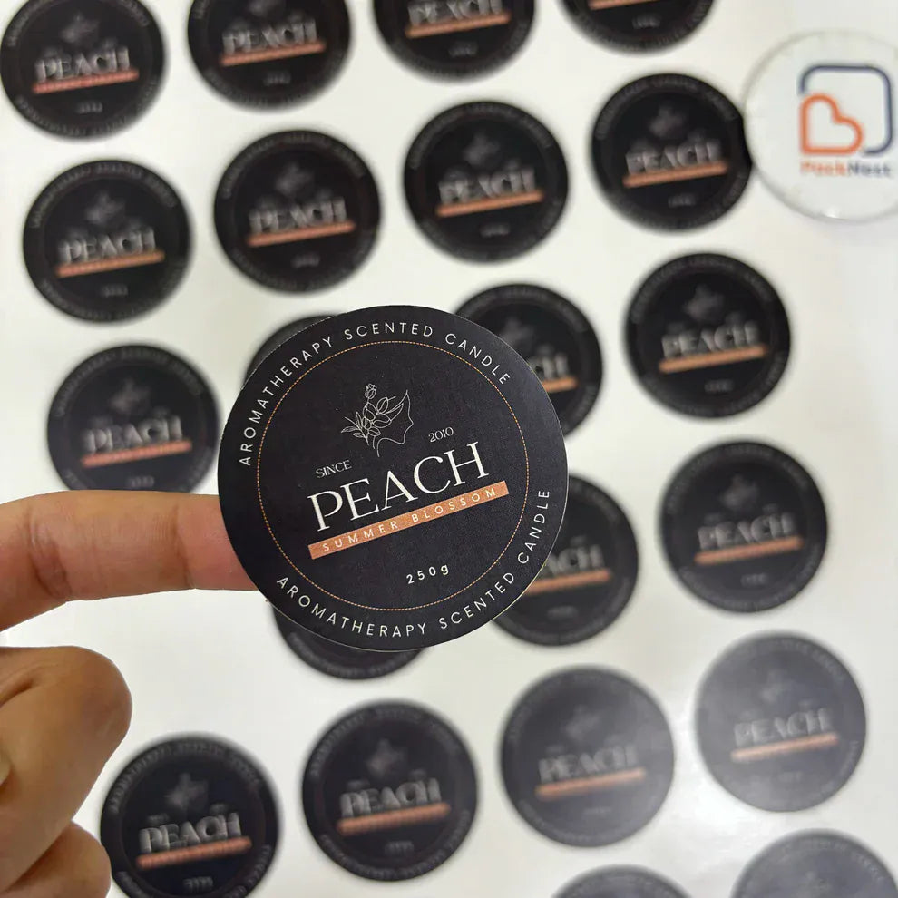 Custom Round Paper Stickers 1.25 Inch Bulk Branded India