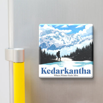 Nivaraprint Souvenir Wooden Fridge Magnet – KEDARKANTHA Trek India