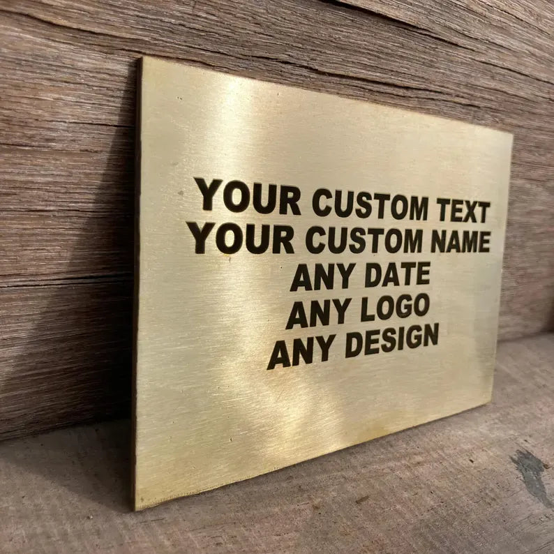 Name Plates Steel / Brass