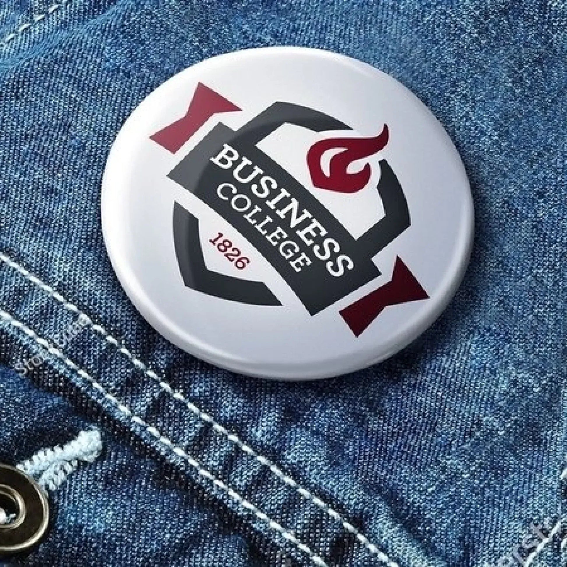 Nivaraprint Customized Button Badge | Round | 58mm | Back Side Pin