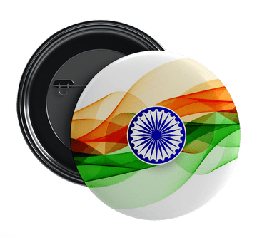 Nivaraprint Indian Flag Badges | National Tricolor Badges | Design 2