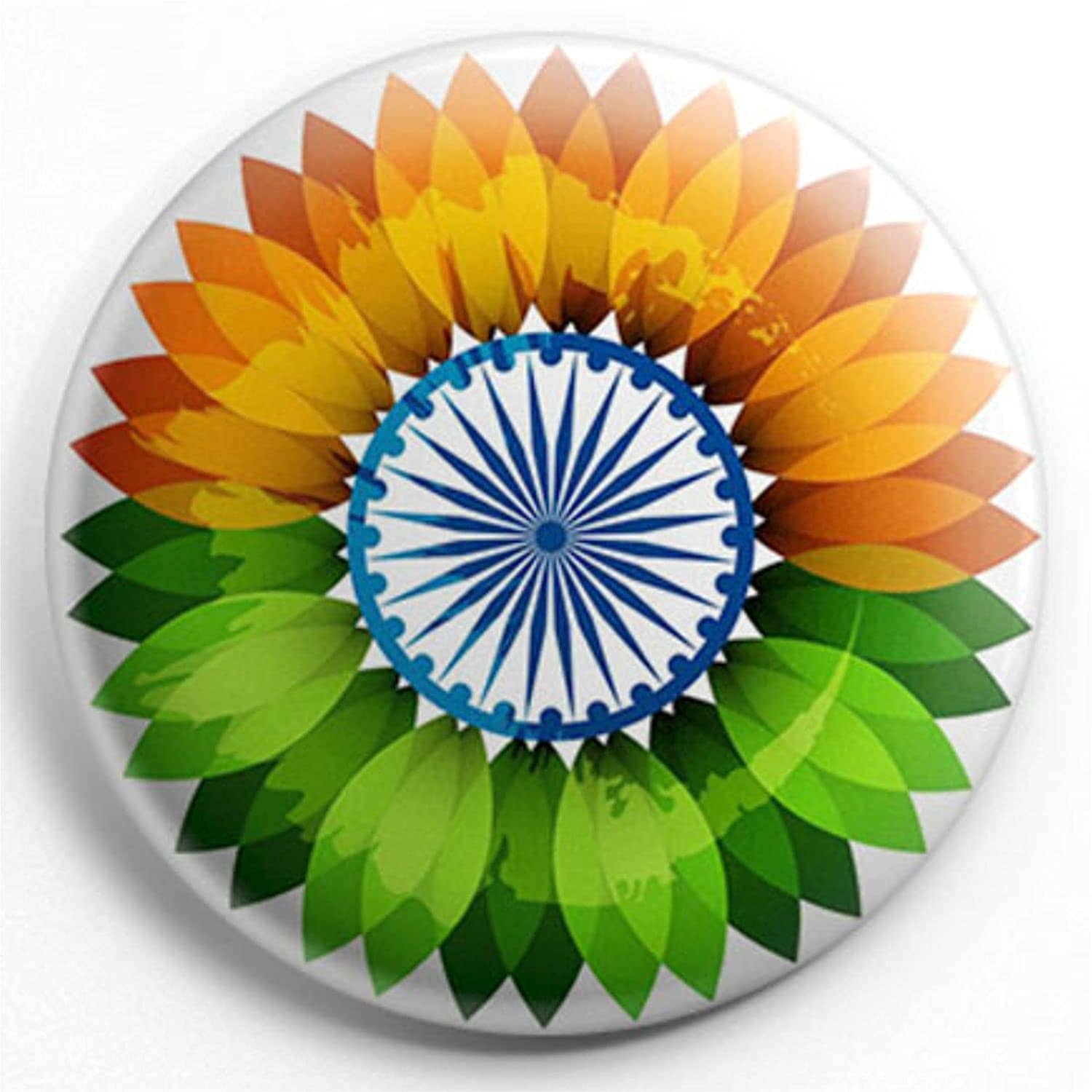 Nivaraprint Indian Flag Badges | National Tricolor Badges | Design 5