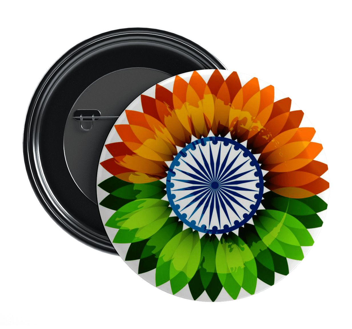 Nivaraprint Indian Flag Badges | National Tricolor Badges | Design 5